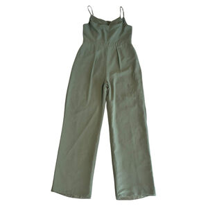 Revelry Parker Chiffon Jumpsuit Womens Size 14 Mint Green